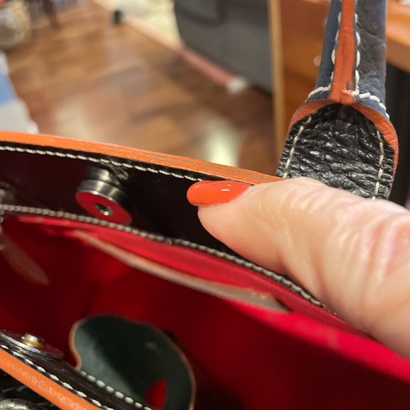 SPECIAL! $69 Beautiful Dooner & Bourke Black Purse. Made in Italy. Never used - Picture 11 of 12